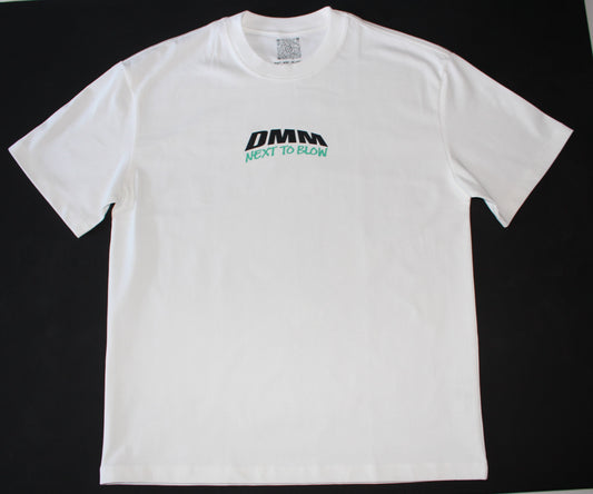 NEXT TO BLOW TEE- WHITE / TEAL