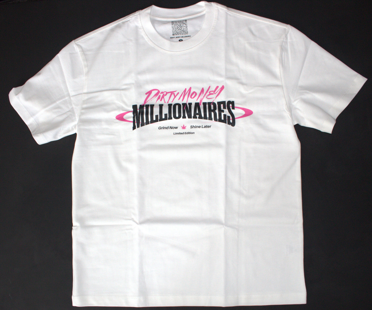 MONARCH TEE WHITE / PINK