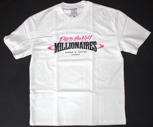 MONARCH TEE WHITE / PINK