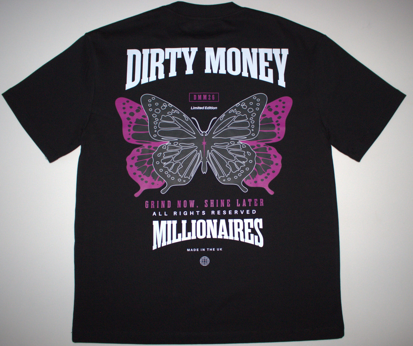 MONARCH TEE BLACK /PURPLE