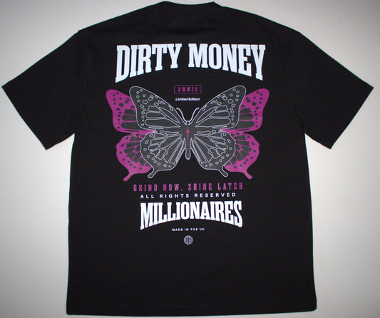 MONARCH TEE BLACK /PURPLE